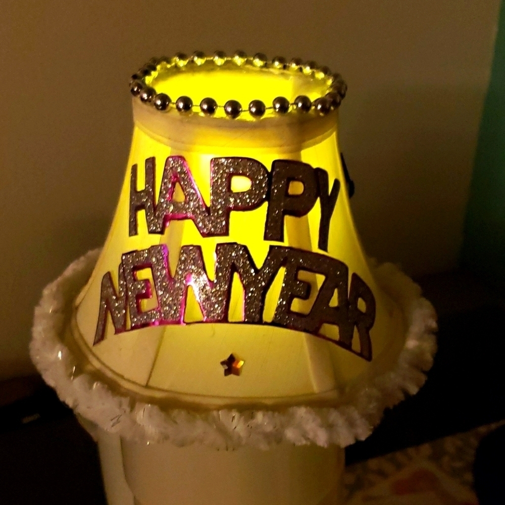 New Year's Eve Light-up Lampshade Hat/Tiara One Size Fits Most